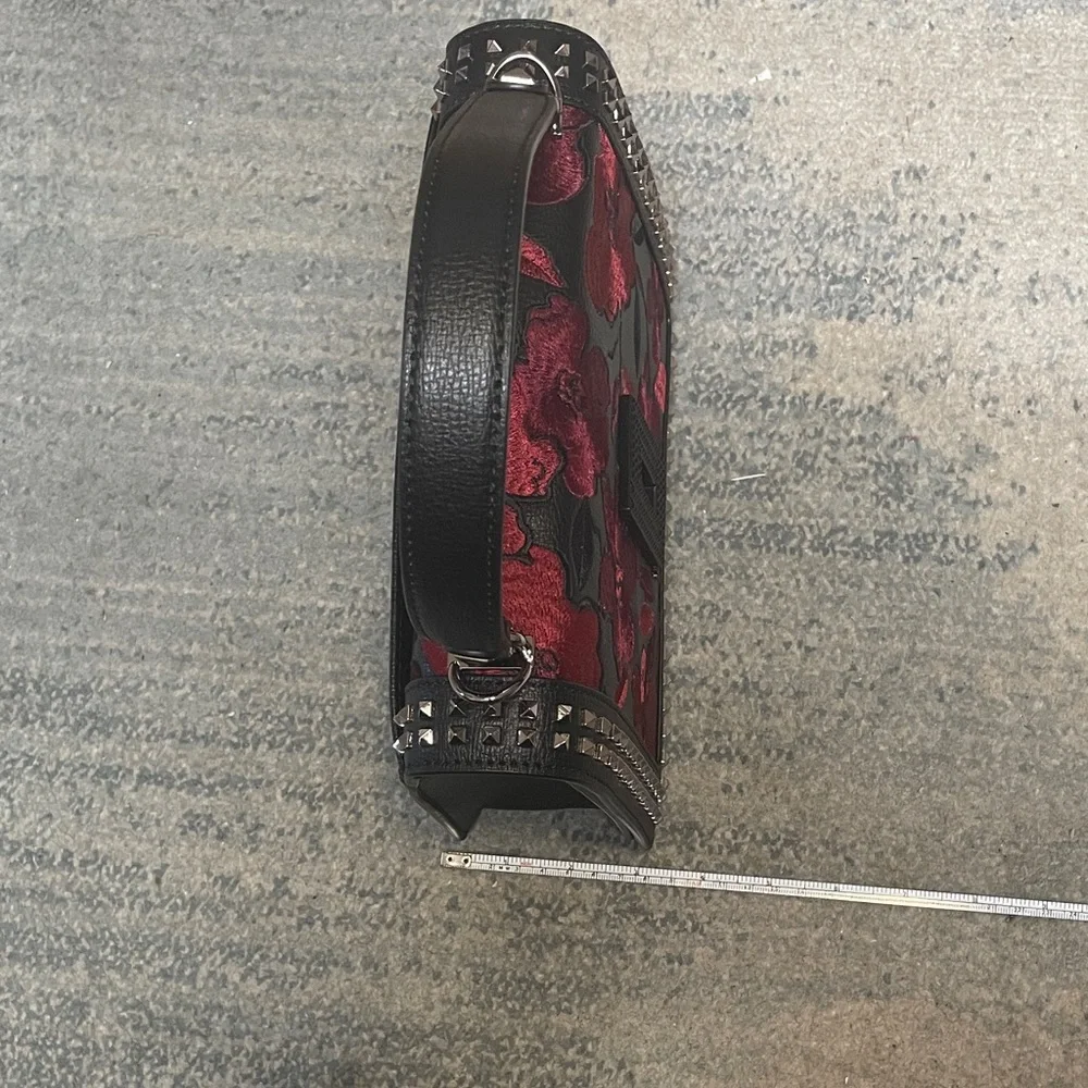 Karl Lagerfeld Black and Red Floral Crossbody Bag - Picture 6 of 16